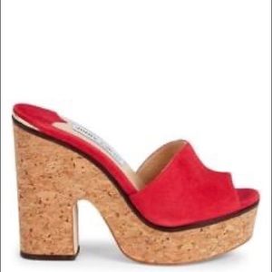 Jimmy Choo Dee Dee Cork Wedge Sandal